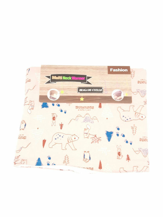 Kids Fleece Neck Gaiter Green