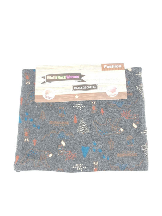 Kids Fleece Neck Gaiter Green