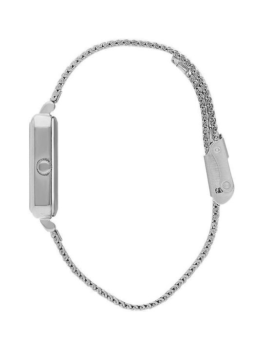 Lee Cooper Metallic Bracelet Ρολόι με Ασημί Μεταλλικό Μπρασελέ