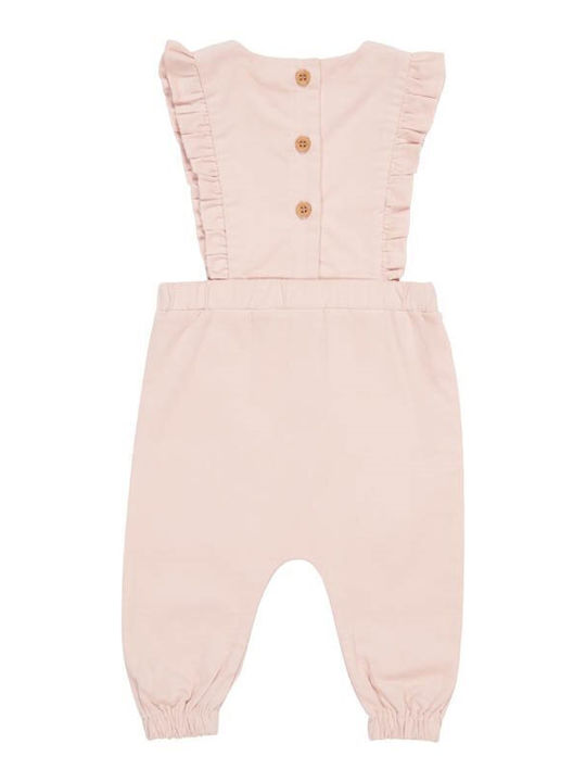 Little Dutch Kids Corduroy Jumpsuit Soft Pink