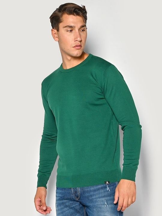 Brokers Jeans Men's Long Sleeve Sweater Green