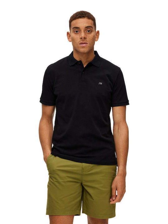 Selected Herren Kurzarmshirt Polo Soft Green