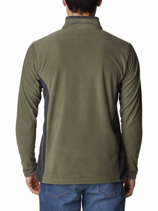 Columbia Klamath Range Ii Half Bluza pentru bărbați with Zipper ΠΡΑΣΙΝΟ