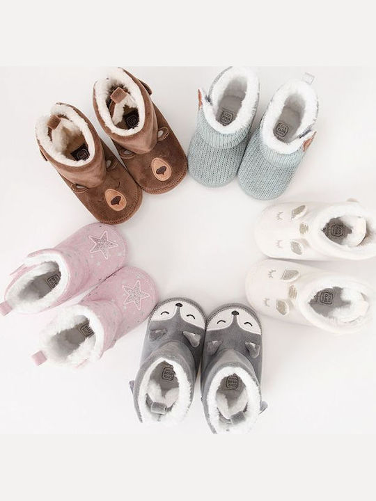 Cool Club Baby Booties Gray