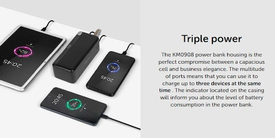 Kruger & Matz Външна Батерия 40000mAh