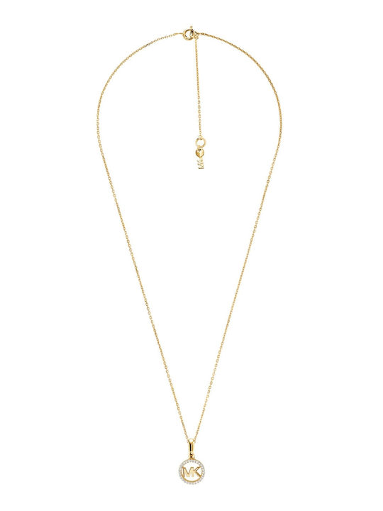 Michael Kors Premium from Gold Plated Silver with Pearls & Zircon