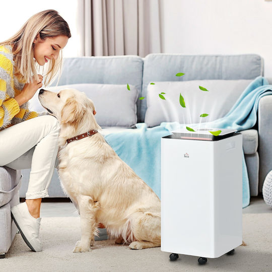 HomCom 821-029V91WT Dehumidifier with Compressor 12lt