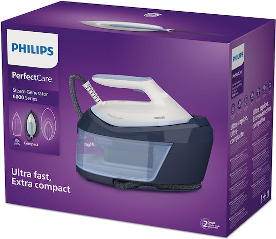 Philips PerfectCare 6000 Σύστημα Σιδερώματος Πίεσης 6.5bar με Δοχείο 1.8lt