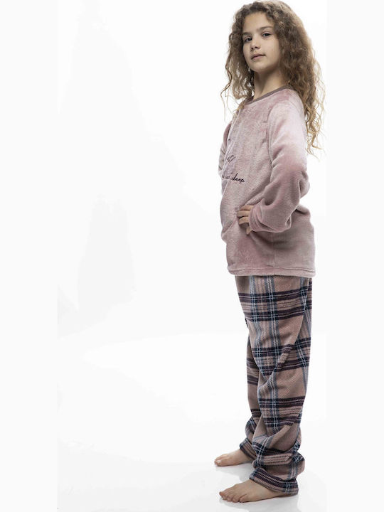 Galaxy Kinder Schlafanzug Winterlich Fleece Somon Galaxy Kinder Schlafanzug Winterlich Fleece Somon