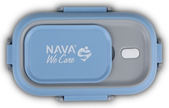 Nava Cutie pentru Mâncare Inox Albastru 800ml 1buc