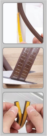 Mappy Rubber Draft Stopper Door in Brown Color 6m