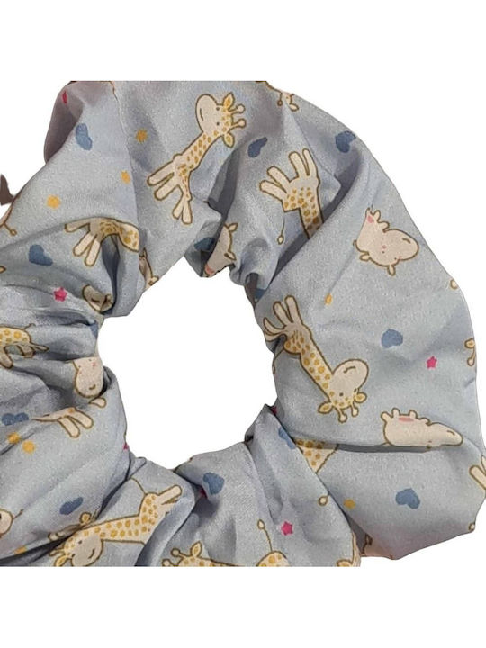 Rebekka Παιδικό Λαστιχάκι Scrunchy Γκρι