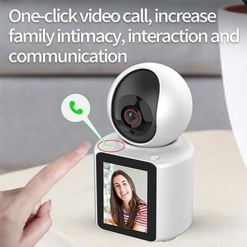 Andowl Q-K9 IP Überwachungskamera Wi-Fi Full HD 1080p mit Lautsprecher und Objektiv 2.8mm