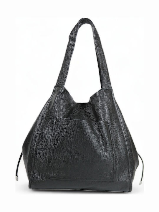 Damentasche aus Leder Passaggio Schwarz Shopper