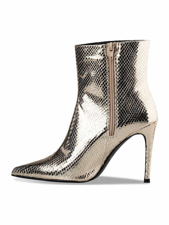 Women's Ankle Boots Gold