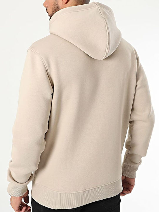 Calvin Klein Men's Sweatshirt with Hood ''PLAZA TAUPE''