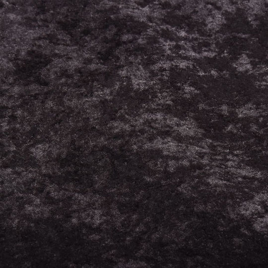 vidaXL Rutschfest Teppich Rechteckig Synthetisch,Polyester/Cotton/Leather Charcoal