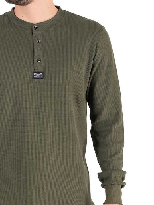 Paco & Co Men's Long Sleeve Blouse Khaki