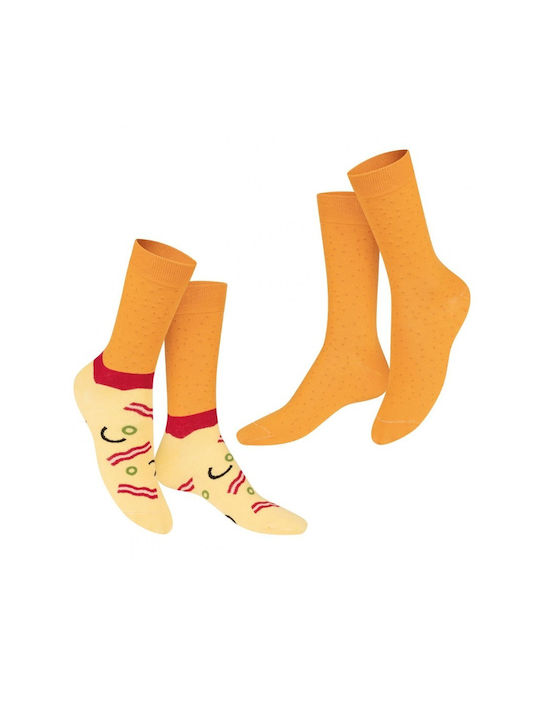 Eat My Socks Napoli Pizza Κάλτσες με Σχέδια Πολύχρωμο 2Pack