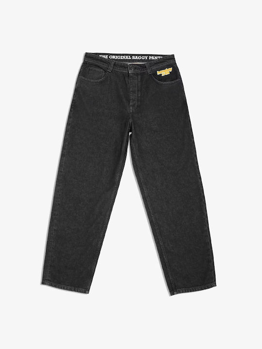 Homeboy X-tra Men's Jeans Pants in Baggy Line Washed Black