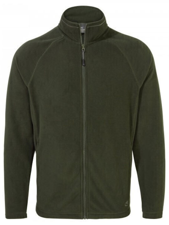 Ανδρική Ζακέτα Fleece Χακί