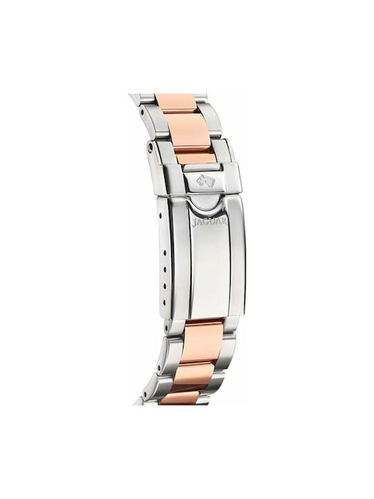 Jaguar Uhr mit Rose Gold Metallarmband