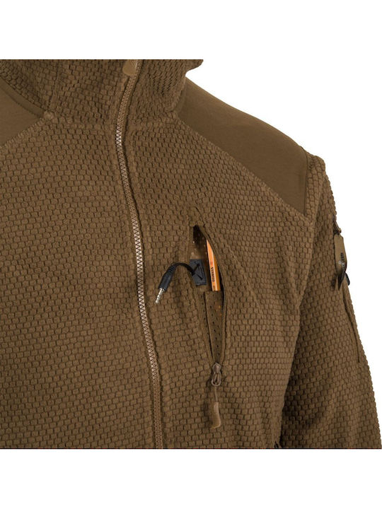 Helikon Tex Alpha Fleece Khaki Cardigan Helikon Tex Alpha Fleece Khaki Cardigan