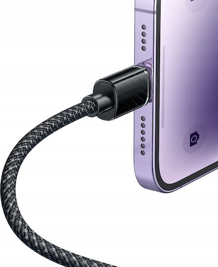 Mcdodo Braided USB-C to Lightning Cable 36W Μαύρο 1m (CA-3660)