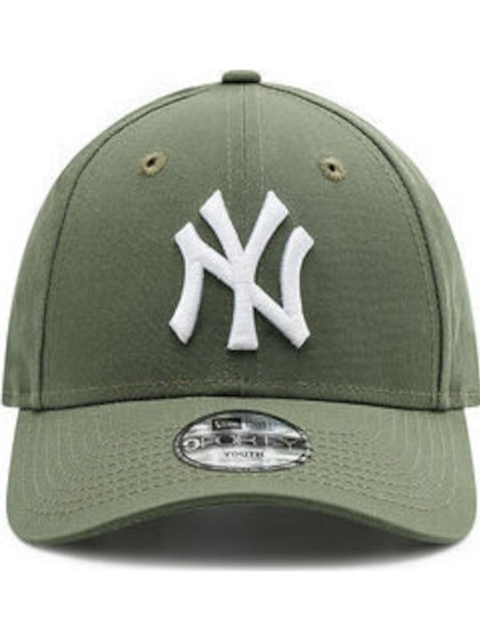 New Era Kids' Jockey Fabric Hat League Essential Green