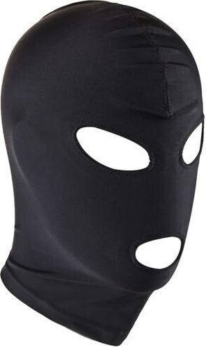 Hood Open Mouth BDSM Μάσκα σε Μαύρο Χρώμα