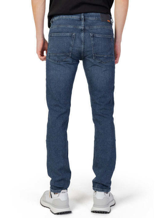 Pantaloni Jeans pentru Bărbați Elastic Albastru