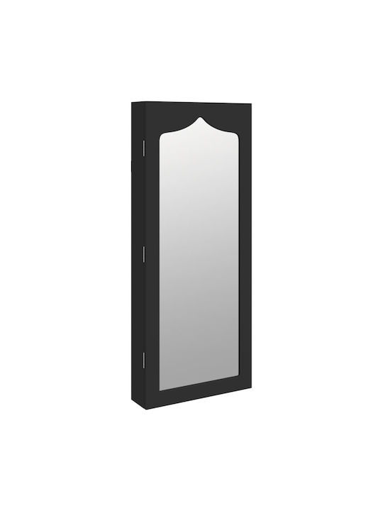 vidaXL Wall Mirror with Black Wooden Frame 90x37.5cm 1pcs