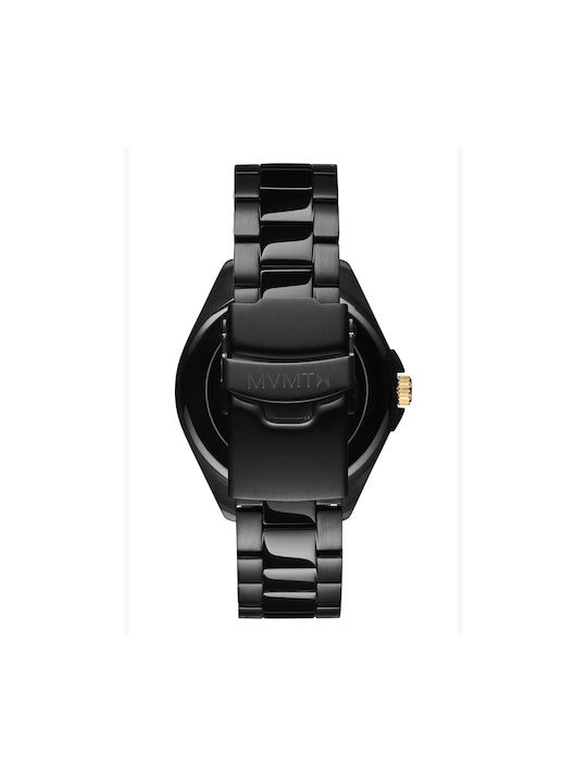 MVMT Watch with Black Metal Bracelet