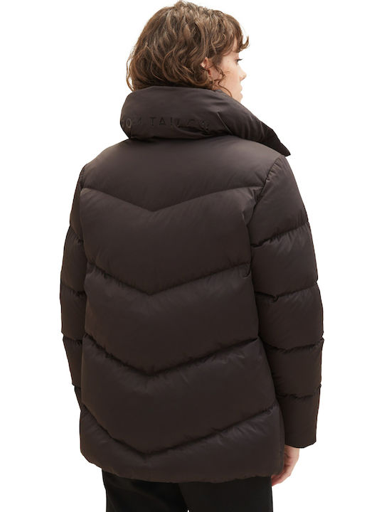 Scurtă Jachetă de femei Puffer Black.