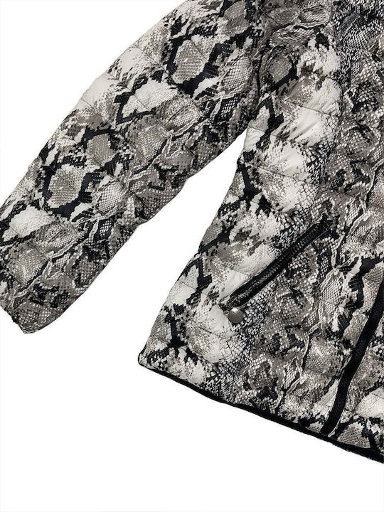Kurz Damen Puffer Jacke für Winter ''Snake''