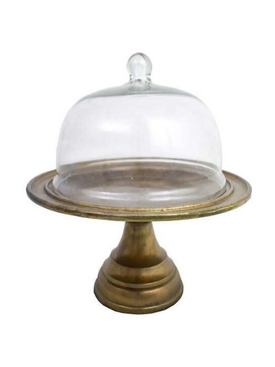 Karni Tortieră din Aluminiu cu Capac și Picior Transparent 40x40x38buc
