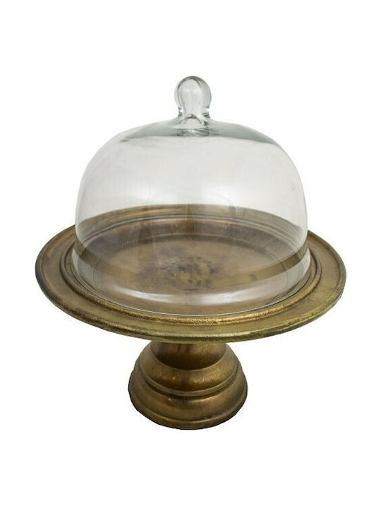 Karni Tortieră din Aluminiu cu Capac și Picior Transparent 40x40x38buc