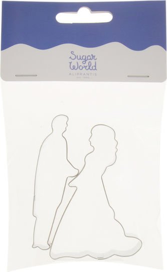 Metal Cookie Cutter Aliprantis Set Groom & Bride 2 Pcs 018.24.011