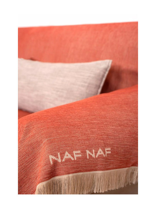 Naf Naf 358-71 Sofa Throw Chenille 180x250cm Terra