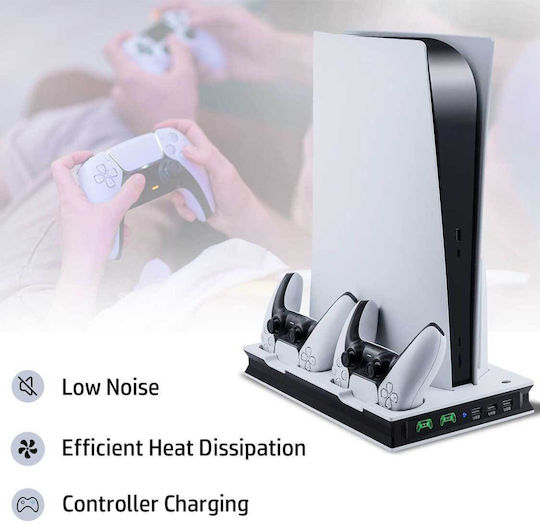 MT-050078 Cooling Base for PS5 in White Colour
