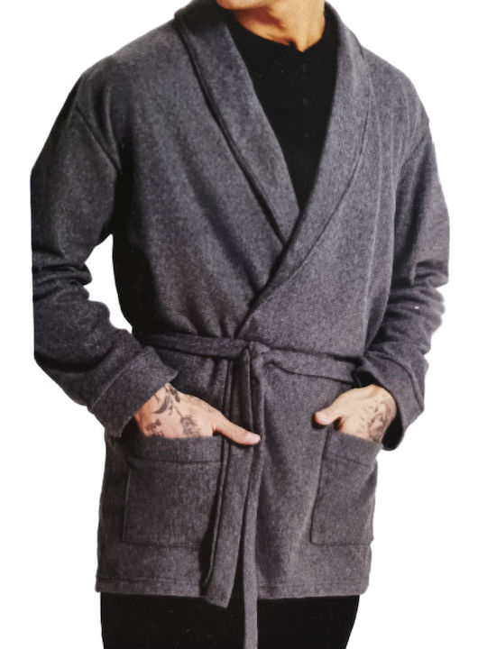 Confezioni Biemme SNC Winter Herren-Robe Baumwolle ΓΚΡΙ