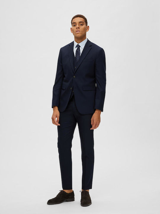 Зима Мъжко сако navy blue