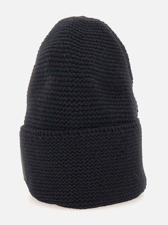 Beanie Unisex Beanie Knitted in Black color