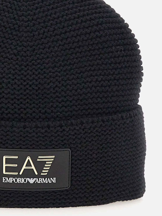 Beanie Unisex Beanie Knitted in Black color