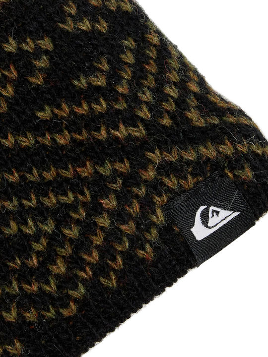 Light Up Pom Pom Beanie Beanie Knitted in Black color