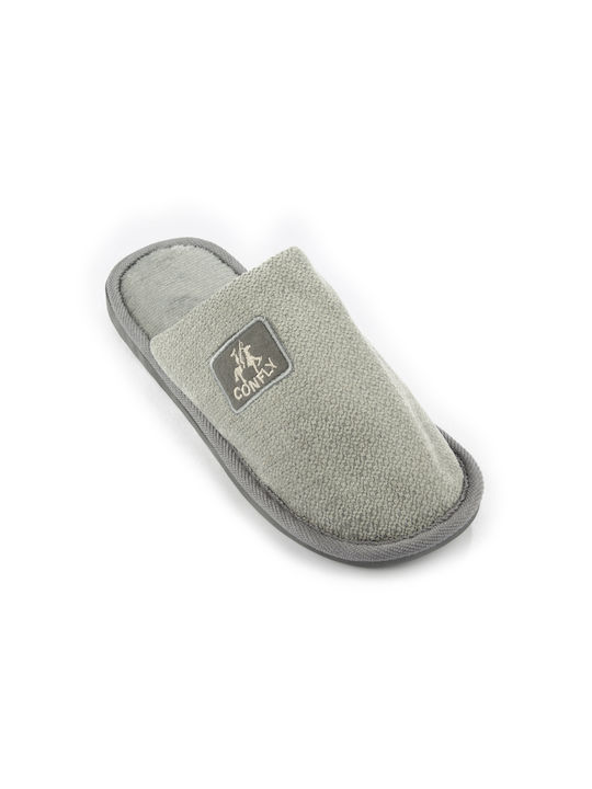 Fshoes Men's Slipper Gray