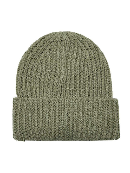 Karl Kani Beanie Unisex Beanie Gestrickt in Khaki Farbe