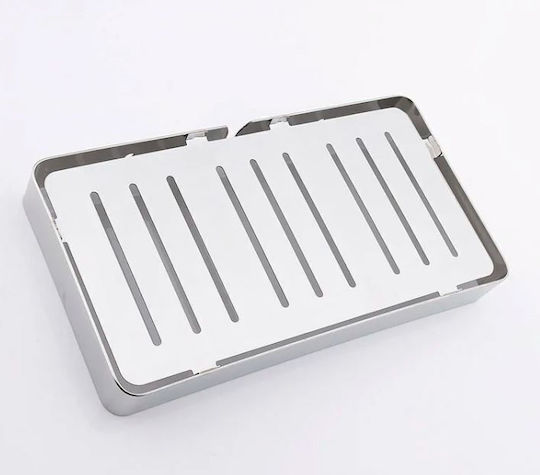 Wall Mounted Silver Sponge Holder