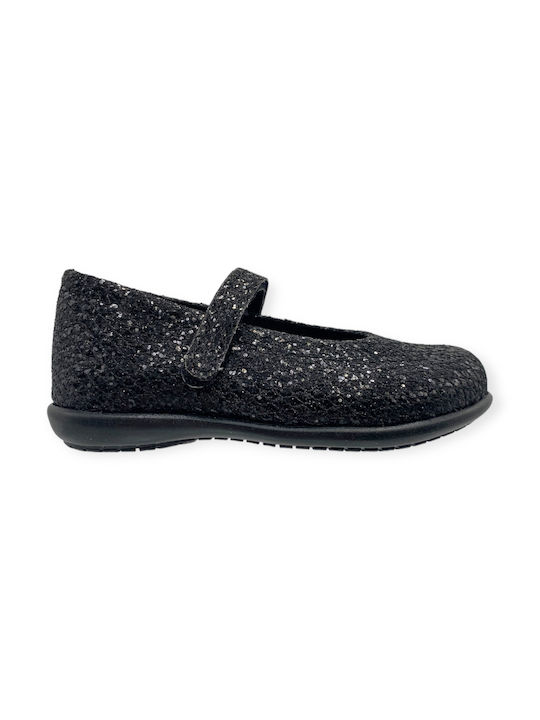 Fashion Beads Kids Ballerinas Black