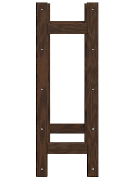 vidaXL Επιδαπέδια Κάβα Ποτών Ξύλινη Καφέ 43x25x70εκ.